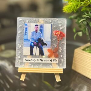 Glossy Epoxy Resin Frame – Perfect for Memories