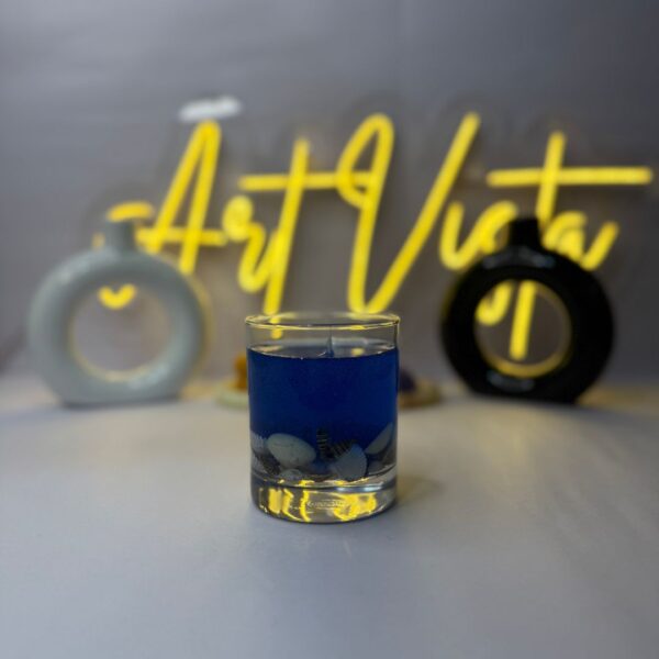 Custom Aquarium Resin Candle Jar – Personalized by Art Vista - Image 4